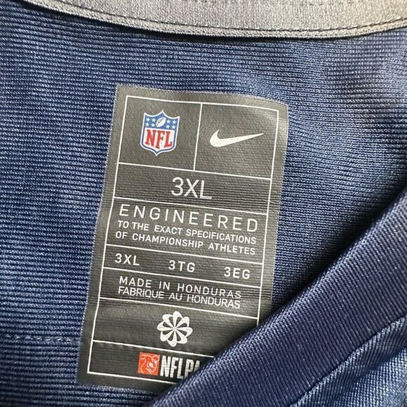 NWOT NIKE NFL Tennessee Titans Blue Football Jersey- Size 3XL - Picture 4 of 8